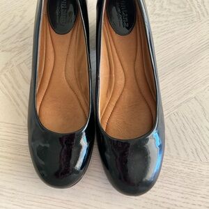Montana black heel patent leather heels